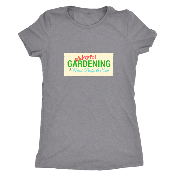 Joyful Gardening Ladies Vintage Tee